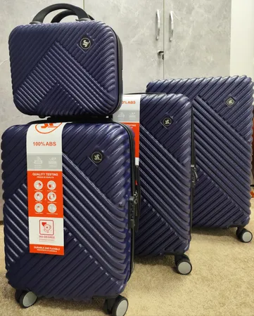 مجموعه چهار عددی چمدان ام آر مدل کاوردار کد h330