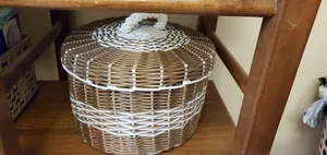 تجریه خرید سبد حصیر بافی ارغوان سازان مدل مینو