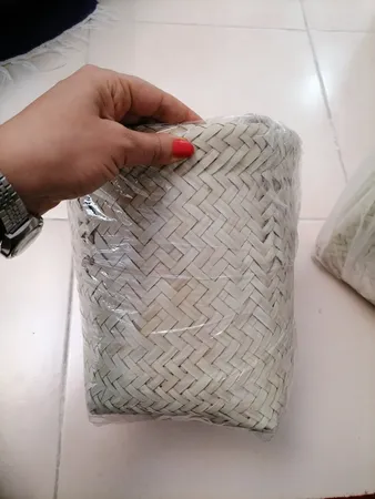 سبد حصیربافی کد 03