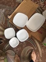 سرویس 27 پارچه چینی زرین ایران سری کواترو مدل White درجه عالی