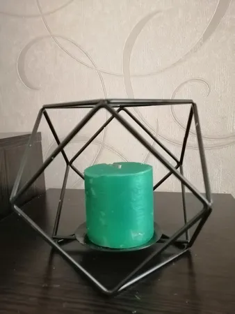 شمعدان طرح مکعب کد 116