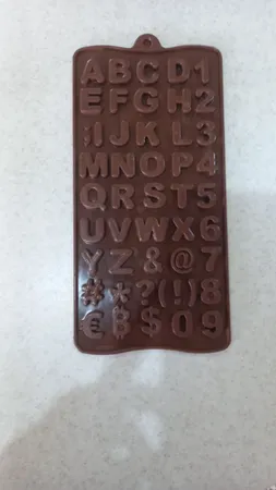 قالب شکلات طرح حروف و اعداد انگلیسی کد YG-25
