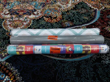 کاغذ کادو مدل تحریر دورو کد 236 بسته 25 عددی