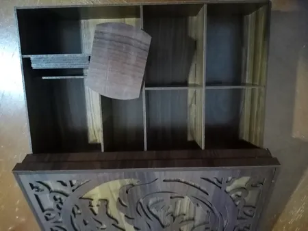 جعبه رومیزی تی بگ و تنقلات و زیر لیوانی مدل nova کد KU27