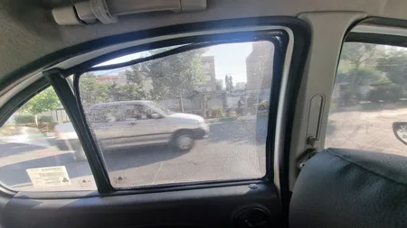 آفتاب گیر شیشه خودرو پاسیکو مدل Car-sp مناسب برای ساینا مجموعه 4 عددی