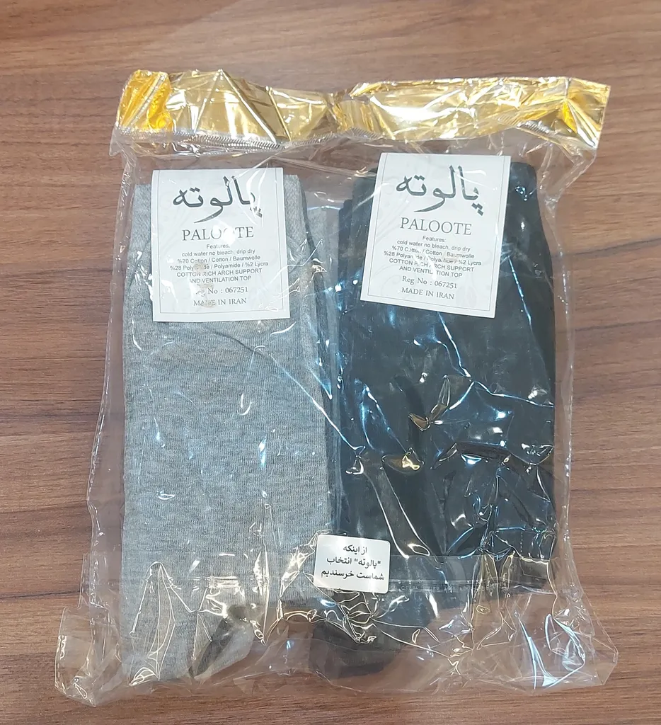 جوارب مردانه پالوته مدل COL6 بسته ۶ عددی