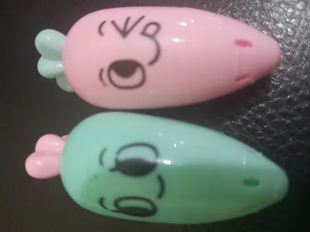 ماژیک علامت گذار طرح هویج مجموعه 6 عددی