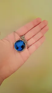 تجریه خرید گردنبند دخترانه مدل ماه شبتاب رزینی در