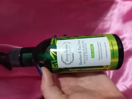 ژل شستشوی صورت دیپ سنس مدل درخت چای و بامبو مناسب پوست‌های چرب حجم 250 میلی‌ لیتر