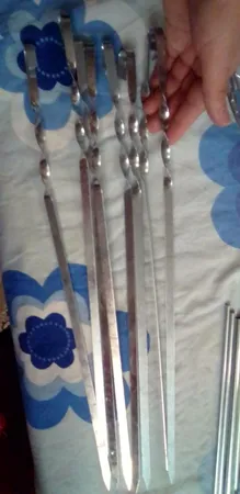 سیخ جوجه کباب طرح پیچ بسته 8 عددی