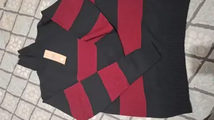 تجریه خرید پلیور یقه اسکی مردانه مدل راه راه