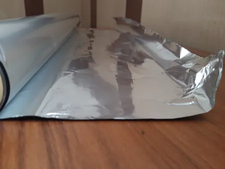 فویل گلرنگ مدل فویل آلومینیوم گلرنگ کد 5110010 رول 8 متری