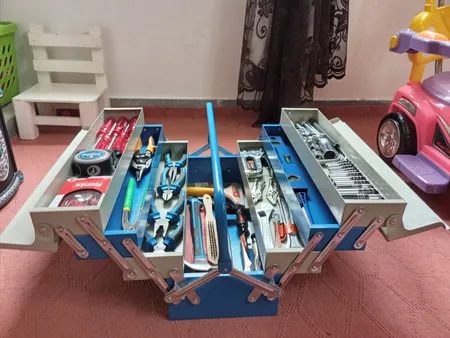 جعبه ابزار صنایع فلزی لوکس درویشیان کد 504