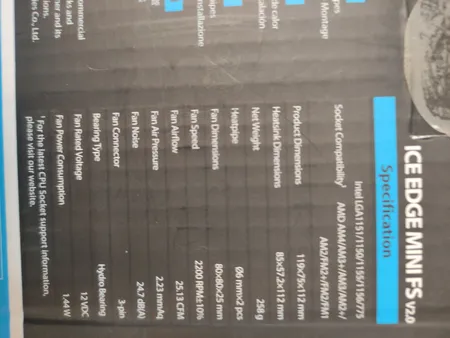 سیستم خنک کننده بادی دیپ کول مدل ICE EDGE MINI FS V2.0