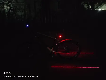 چراغ عقب دوچرخه کد 2202