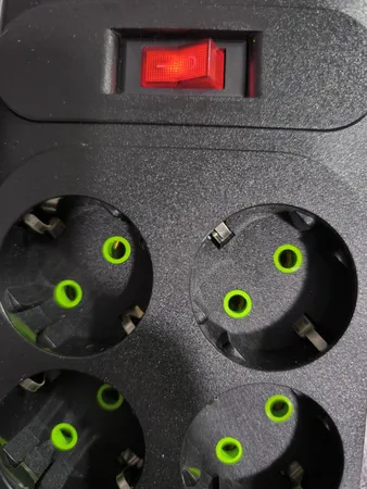 چندراهی برق پاورسوکت مدل F33u Type-C شش خانه