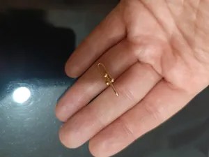 تجریه خرید آویز گردنبند طلا 18 عیار زنانه هور گالری مدل تیفانی بدون نگین کد bcp688