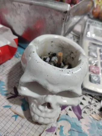 زیرسیگاری مدل جمجمه کد 371