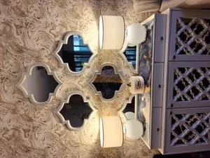 تجریه خرید آباژور رومیزی مدل شیشه ای آسرین A004