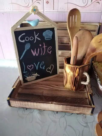 جا قاشقی چوبی آرونی مدل SWORD