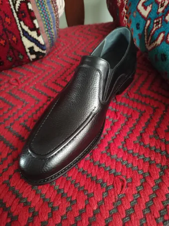 کفش مردانه چرم عطارد مدل چرم طبیعی کد SH274