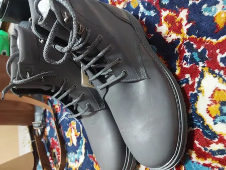 نیم بوت مردانه چرم مشهد مدل j6199-002