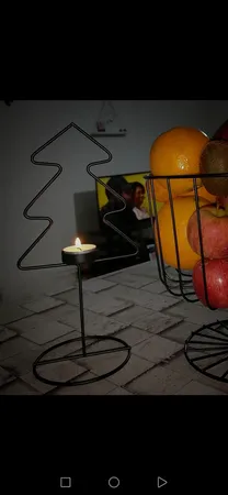 جا شمعی طرح کاج مدل Ka-2