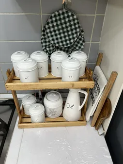 استند جا ادویه ای مدل چوبی