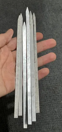 سیخ جوجه مدل ماهیتابه ای کد T705 مجموعه 10 عددی