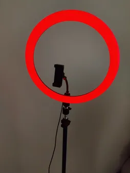 رینگ لایت مدل MJ33-RGB