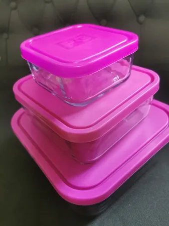 ظرف نگهداره غذا بلور کاوه مدل Classic بسته 3 عددی