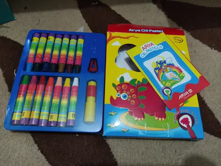 پاستل روغنی 2+12 رنگ آریا کد 2027