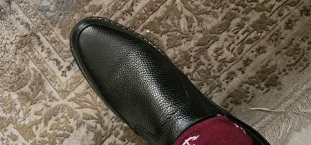 کفش روزمره مردانه چرم عطارد مدل SH06