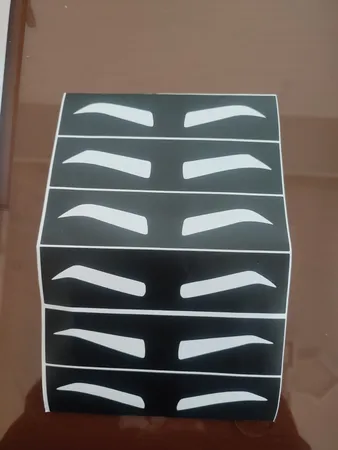 شابلون ابرو مدل P2 مجموعه 6 عددی