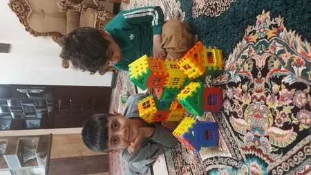 بازی ساختنی بلوک های خانه سازی 72 تکه