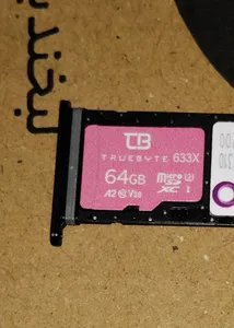 تجریه خرید کارت حافظه microSDXC تروبایت مدل 633X-A2-V30 کلاس 10 استاندارد UHS-I U3 سرعت 95MBps ظرفیت 64 گیگابایت به همراه کارت‌خوان