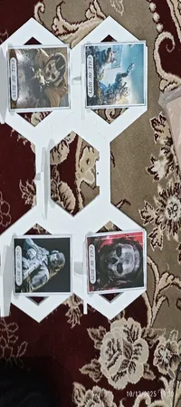 شلف دیواری خونه خاص مدل شش ضلعی مجموعه 5 عددی