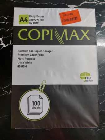 کاغذ A4 کپی مکس مدل الین کد 100 بسته 100 عددی