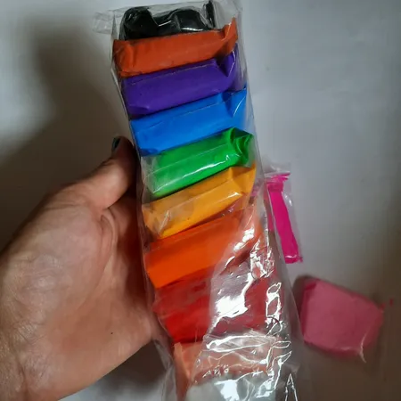 خمیر و ابزار مجسمه سازی مجسمه سازی کد‌ 007 بسته 12 عددی به همراه ابزار