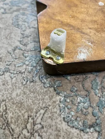 اردو خوری طرح مربع چوبی دسته دار مدل سنگ مصنوعی