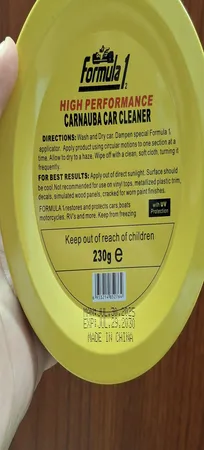 واکس خودرو فرمول وان مدل Carnauba وزن 230 گرم