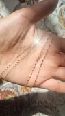 تجریه خرید زنجیر طلا 18 عیار زنانه مدل استار کد 40