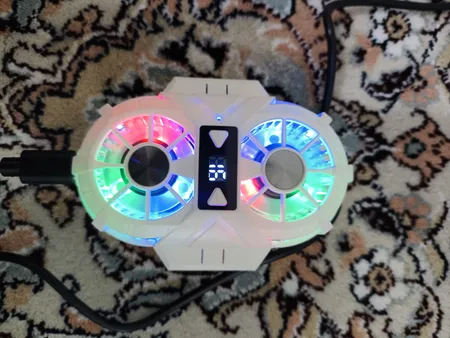 خنک کننده گوشی موبایل مدل دوفن کد X38-PUBG