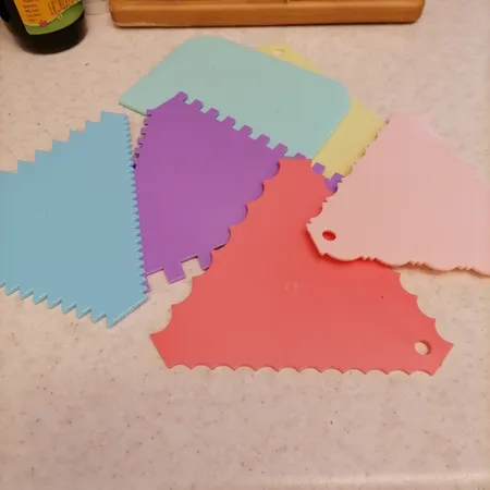 ابزار تزیین کیک مدل Mhr-350 مجموعه 6 عددی