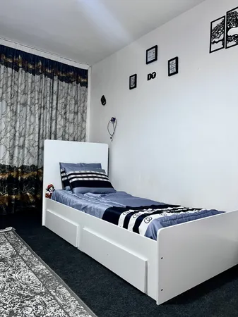 تخت خواب یکنفره وینه چوب مدل والیس سایز 90x200 سانتی متر