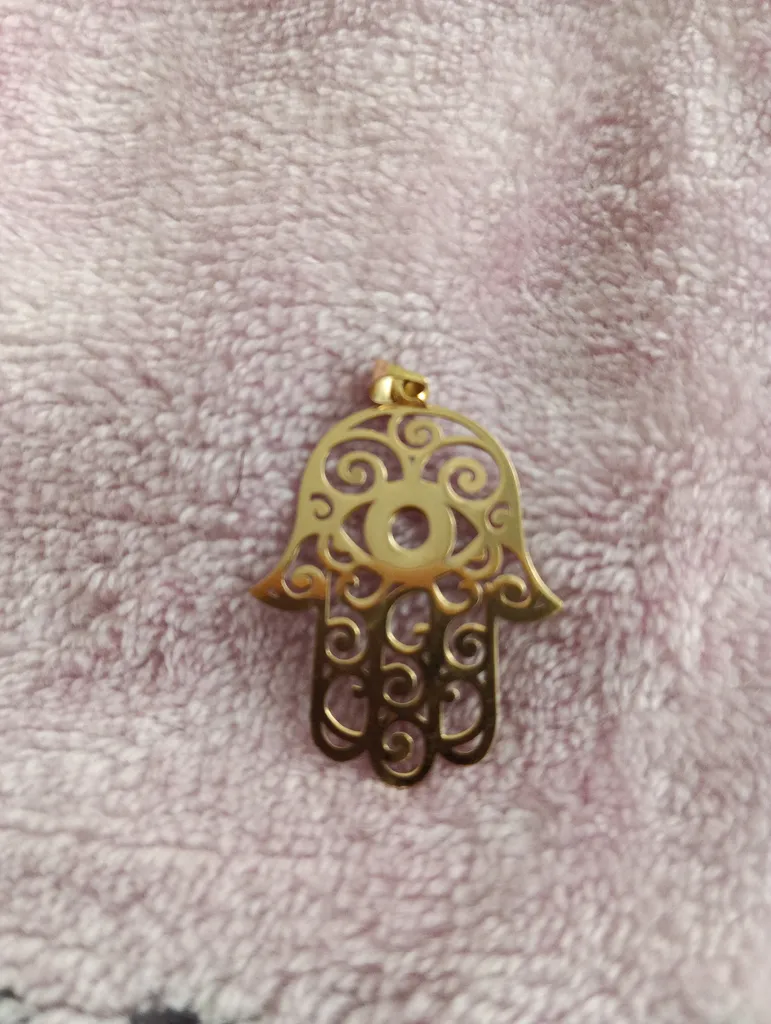 آویز گردنبند طلا 18 عیار زنانه سهی مدل دست SP03