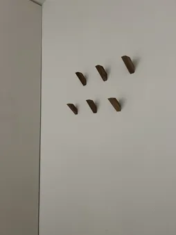 قلاب آویز لباس رخت اویز چوبی چوبیس کد ۷۰۲ بسته ۶ عددی