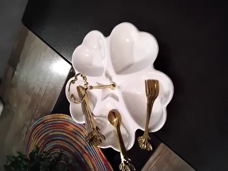 قاشق چای خوری مدل برگ کد 00601 مجموعه 6 عددی