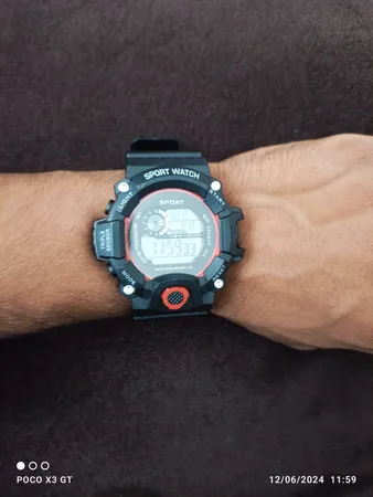 ساعت مچی دیجیتال مردانه مدل جهانی کد GHER1