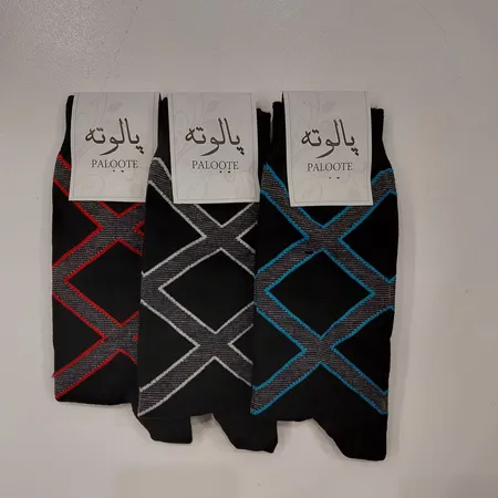 جوراب مردانه پالوته مدل PLT-E4 مجموعه 3 عددی